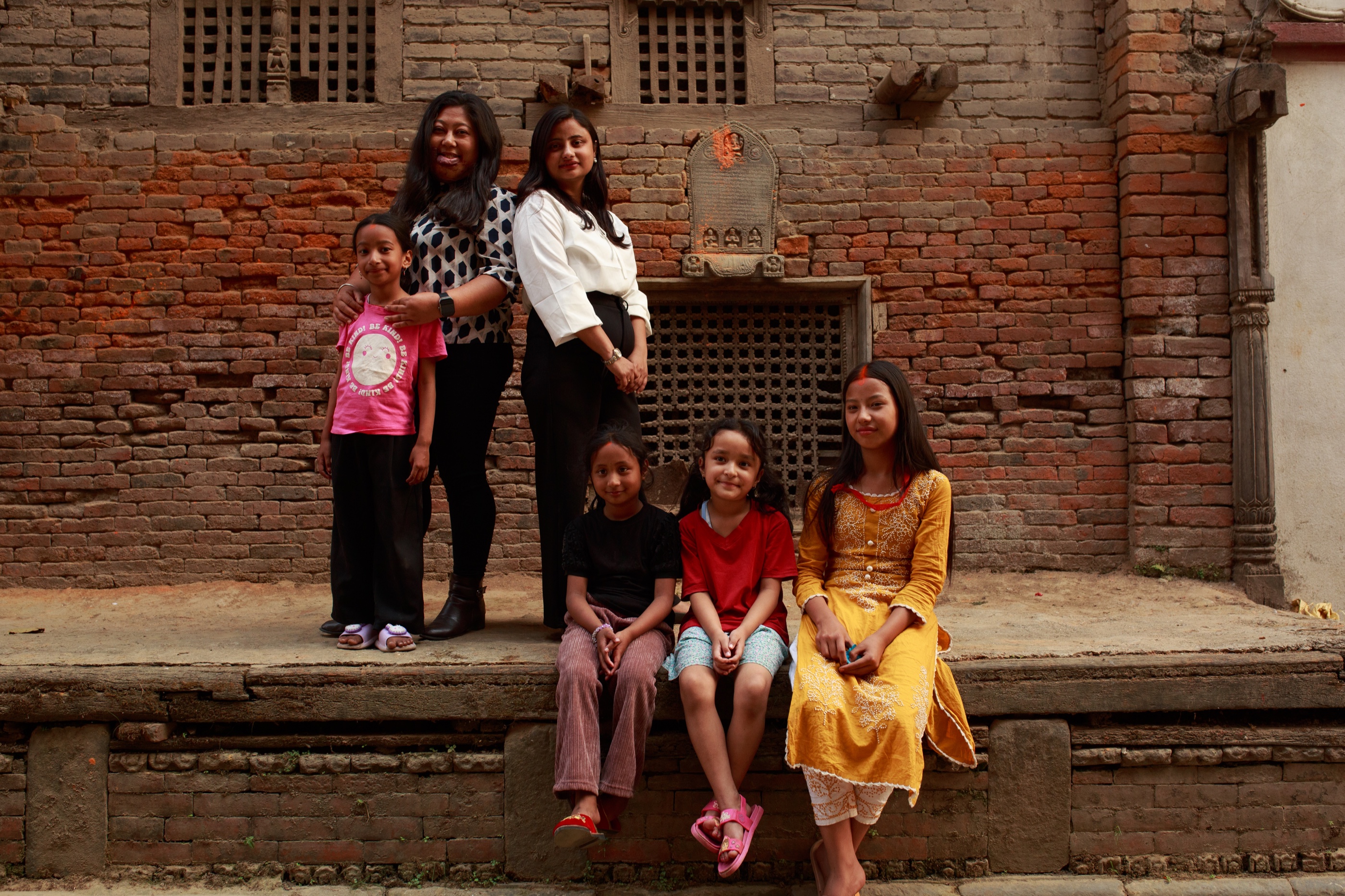 Women and girls from the Women's Voices of the Himalayas community